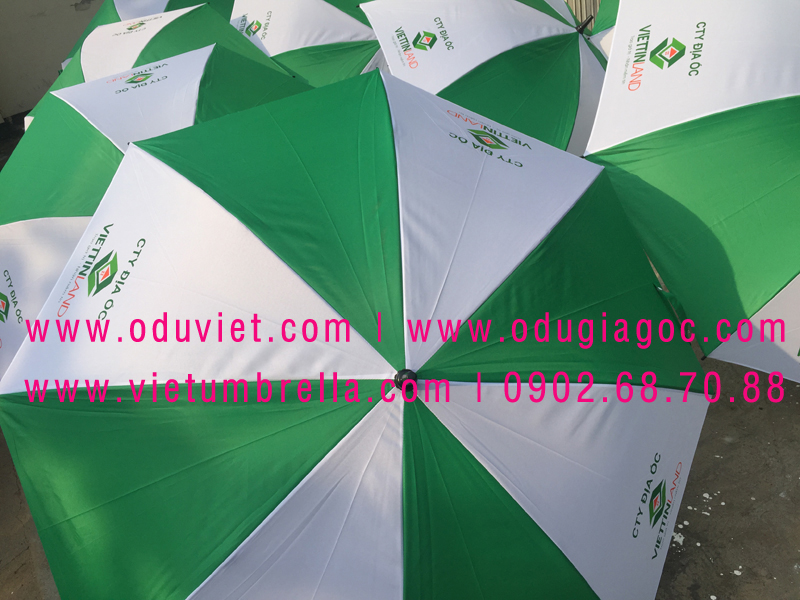 xưởng sản xuất ô dù cầm tay in logo quảng cáo